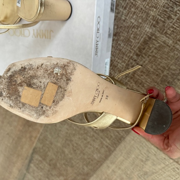 Jimmy Choi Azie: gold. Size 38 - Picture 4 of 6